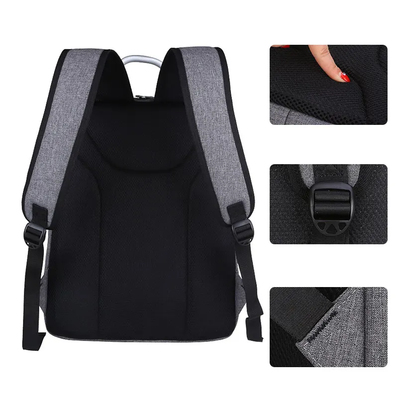 

GREATOP 2021 New Business Style High Quality Backpack Men 14 15 inch Laptop Softback Male Style School Bag Male bookbag