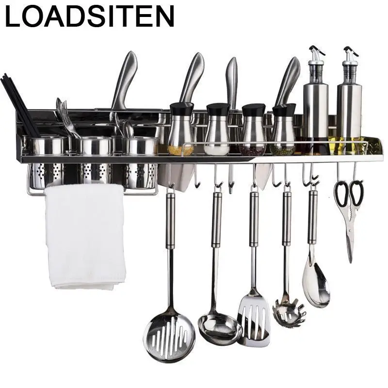 Органайзер для кухни из нержавеющей стали кухонный Органайзер|Полки и держатели|