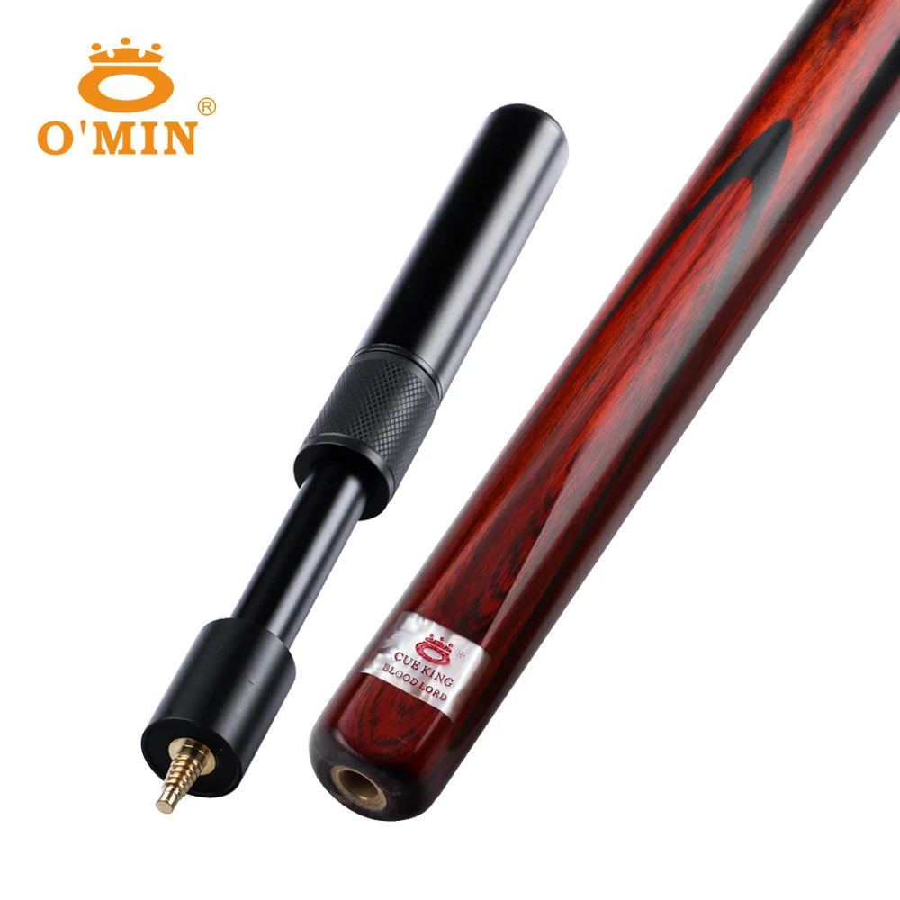 Новый O'MIN BLOODLORD 3/4 снукер Cue10mm наконечник зольный вал для более трех лет Бильярд