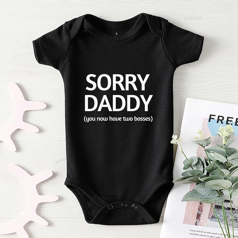 Жаль папы с рисунком для девочек Новое поступление комплекты новорожденных