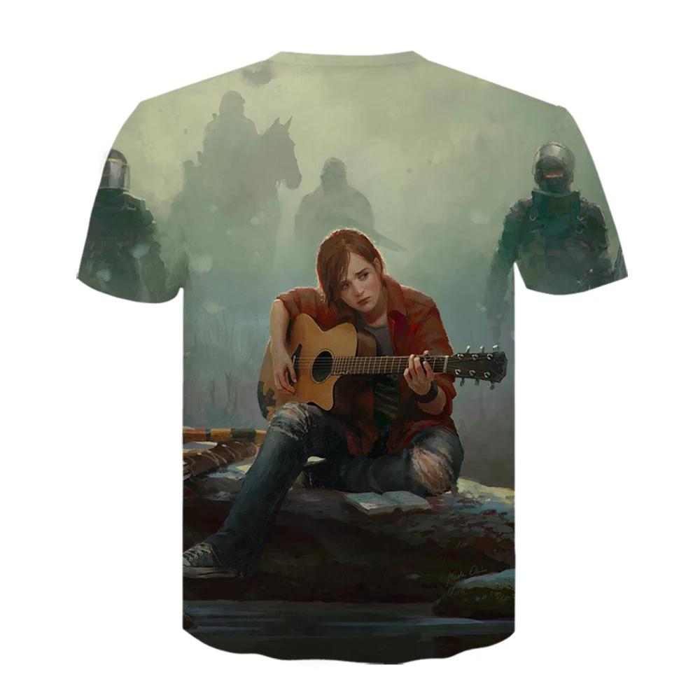 Новая футболка с 3d принтом последняя выжившая игра для геймеров забавная мужская