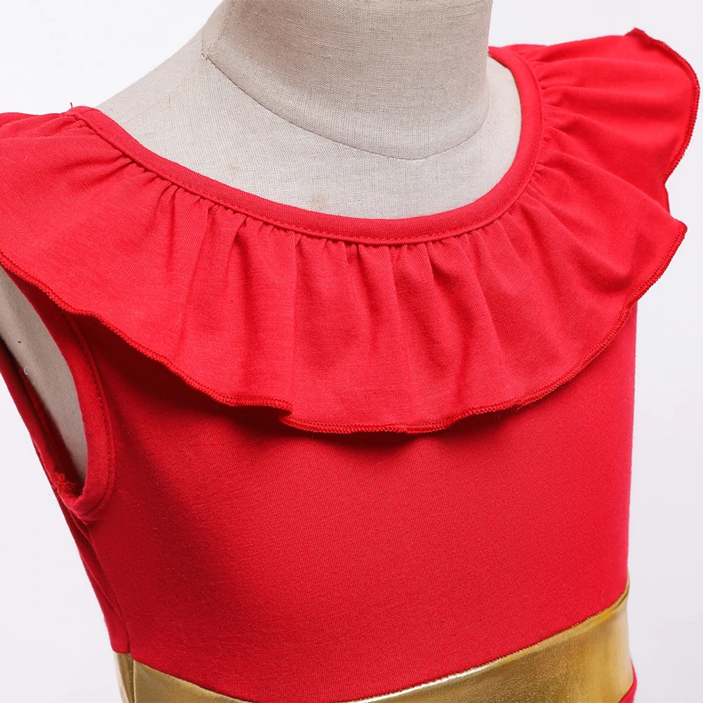 Нарядное хлопковое платье для девочек с героями мультфильмов вечевечерние