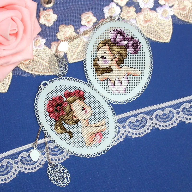 Маленький принц 2 ремесла Стич Вышивка крестом металлическая Закладка Рукоделие