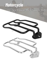 motorcycle 18cm black chrome rear solo seat luggage rack support shelf for harley xl sportsters iron 48 883 xl1200 2004 2019