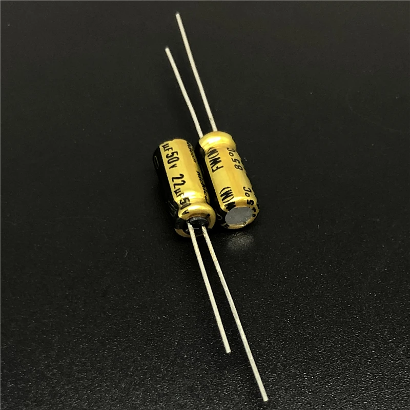 10 шт. 22мкФ 50В NICHICON FW серия 5Х11 мм 50V22uF HiFi аудио конденсатор|Конденсаторы| |