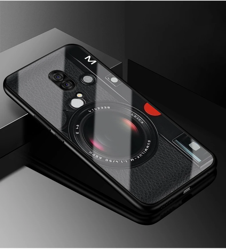 03 Для lenovo Z5 Pro GT чехол PC Пластиковый стеклянный чехол для телефона черный ТПУ бампер чехол для lenovo Z5 Pro GT задняя крышка для lenovo Z5Pro GT - Цвет: 03