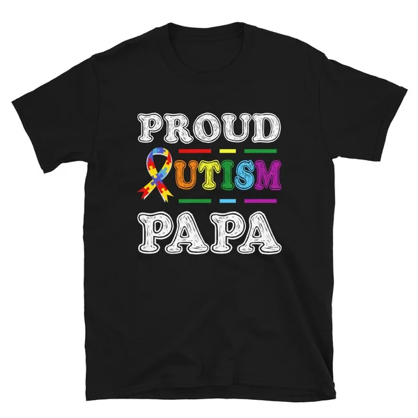 

Proud Autism Papa T-Shirt