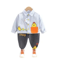 new spring autumn baby boys clothes suit cute children cotton shirt pants 2pcssets toddler sport casual costume kids tracksuits