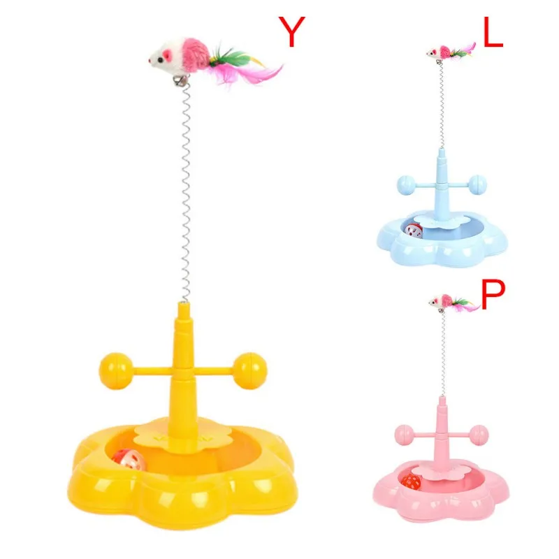 

Cat Funny Toy Tower Tracks Disc Cat Tracks Toys Training Intelligence Amusement Plate Cat Ball Toys For Cats Kitten