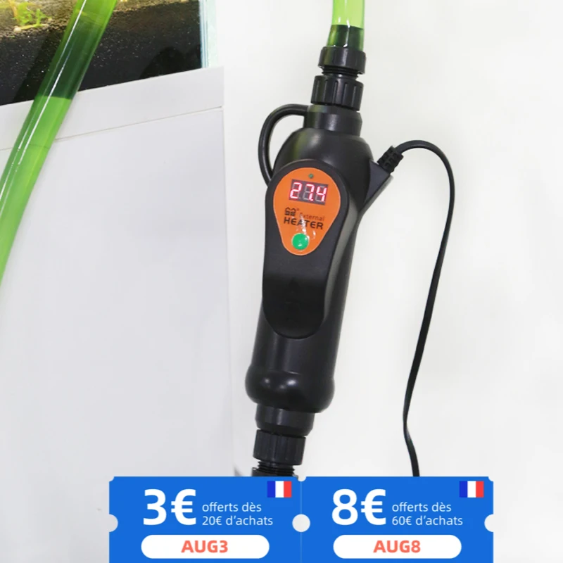 

Sunsun EH-300 EH-500 110v/220v Aquarium Fish Tank Adjustable Temperature External Heater