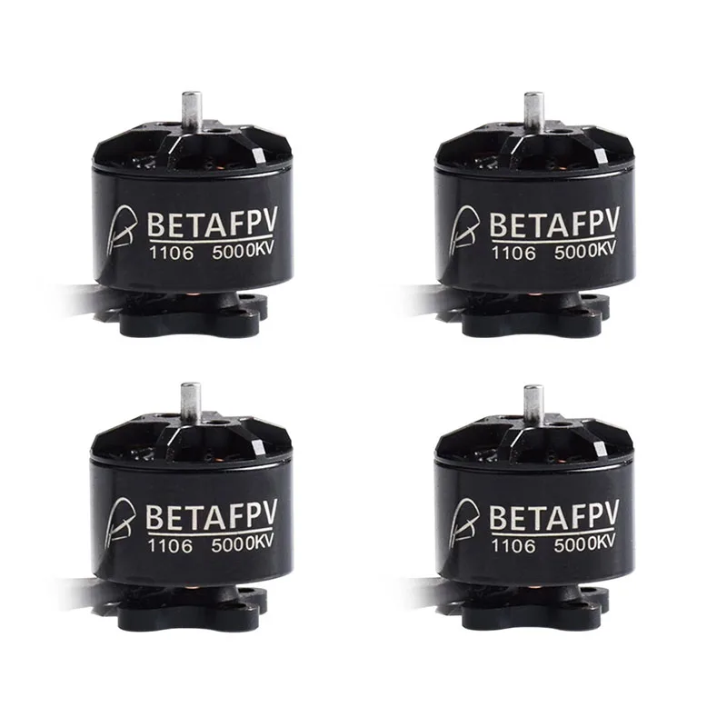 BETAFPV-m&aacute;quina de desplazamiento sin escobillas 2S/3S/4S/interior 1106 3800KV, motor de 4500KV, motores sin escobillas de 1106-3800kv-4