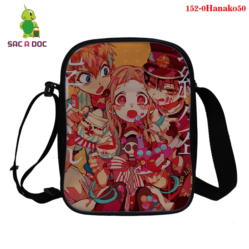 

Women Messenger Bags Boys Girls 3D Toilet-Bound Hanako-kun Anime Printed Ladies Mini Shoulder Bag Bolsa De Mujer Drop Shipping