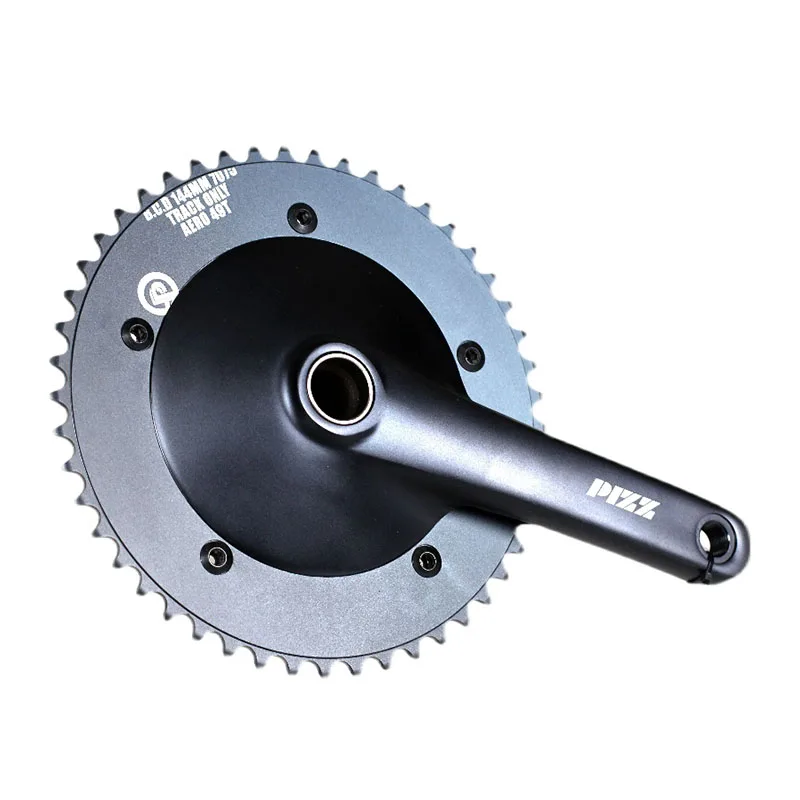 Односкоростной фиксированный велосипедный кривошипный комплект для