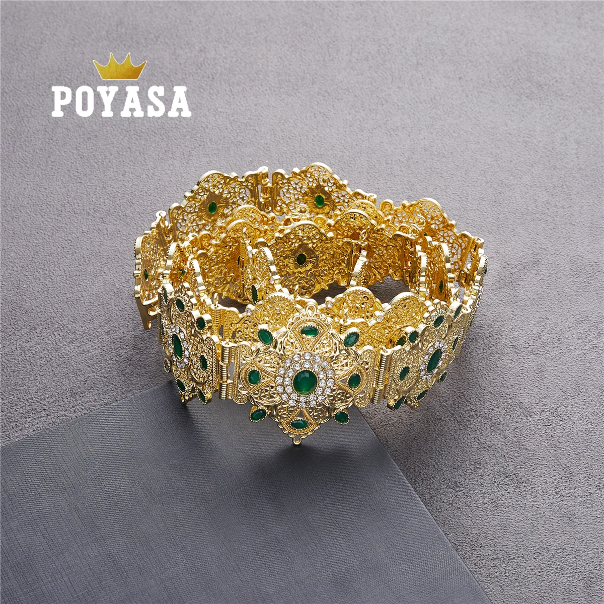 

2020 может марокканский шик Caftan Свадебный металлический ремень для роскошного женского ремня золотого цвета Регулируемая длина