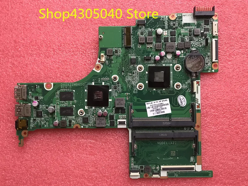 Для HP 15-AB материнская плата для ноутбука DA0X22MB6D0 809407-001 809407-501 809407-601 100% функции AMD