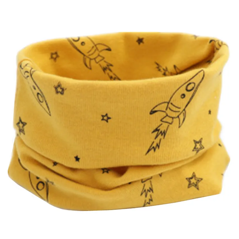 Хлопковые шарфы для мальчиков и девочек детский шарфик с мультяшной совой