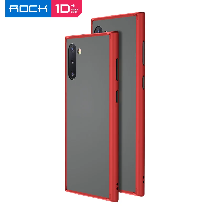 Red ROCK чехол для телефона samsung Galaxy Note 10 Plus Coque мягкий силиконовый ударопрочный бампер задняя крышка Note10 10+ X Роскошные Fundas - Цвет: Red