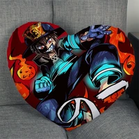 hot sale custom japanese anime fire force heart shape pillow covers bedding comfortable cushionhigh quality pillow cases
