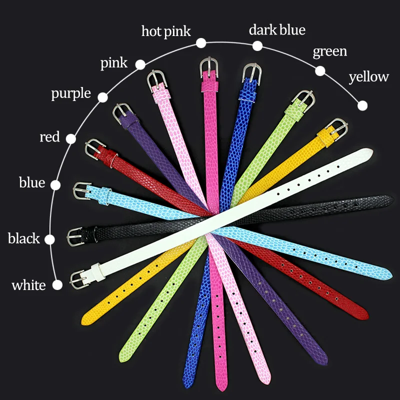 100 шт.! 8 мм DIY браслет из искусственной кожи для браслета аксессуары подходит