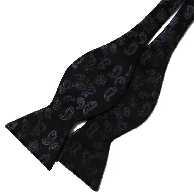 

Mens BowTie manual floral 100% Jacquard Woven Silk Self Bow Tie paisley printed Bowties