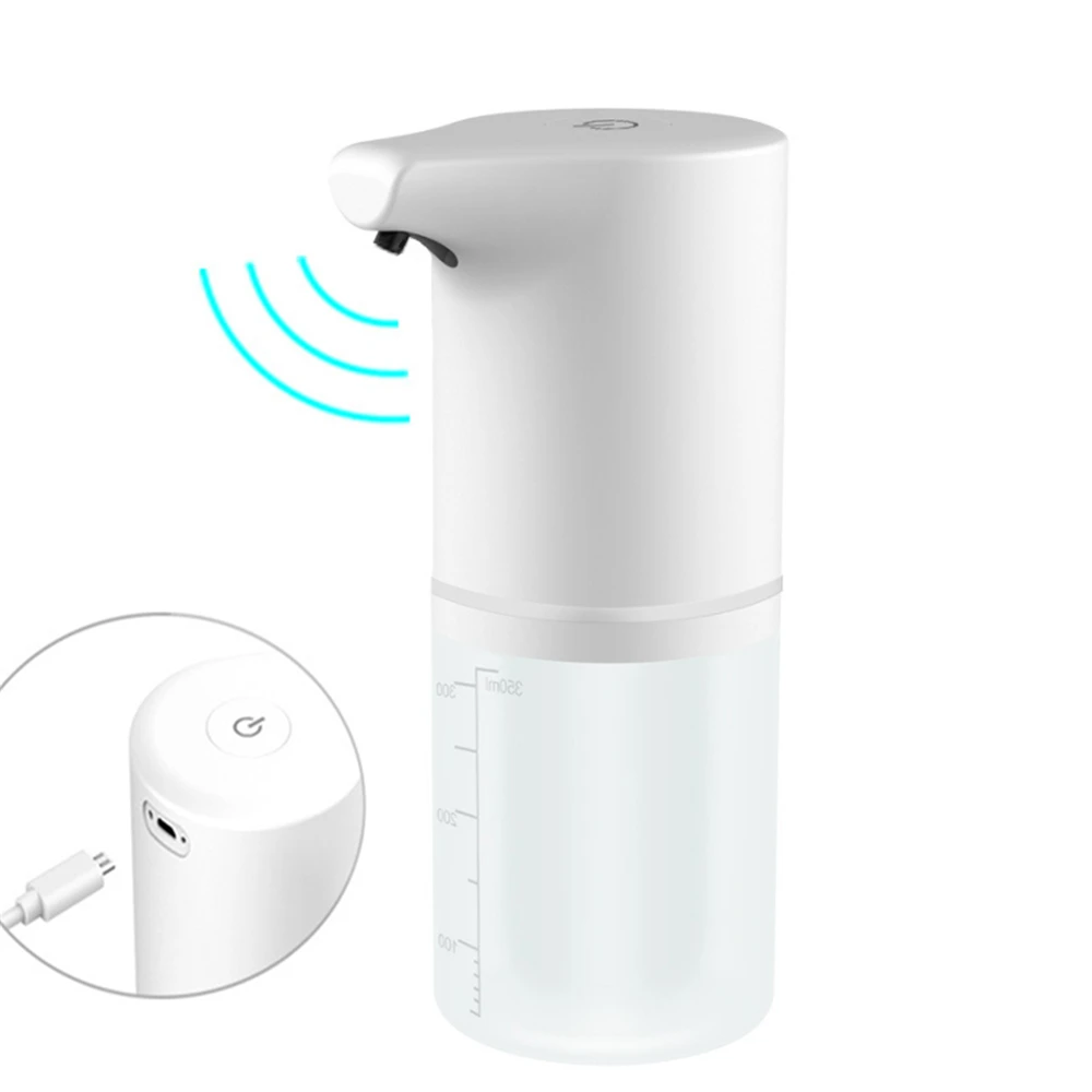 

USB Charging Automatic Induction Foam Soap Dispenser Smart Liquid Soap Dispenser Auto Touchless Hand Washer for Kitchen Bathroom
