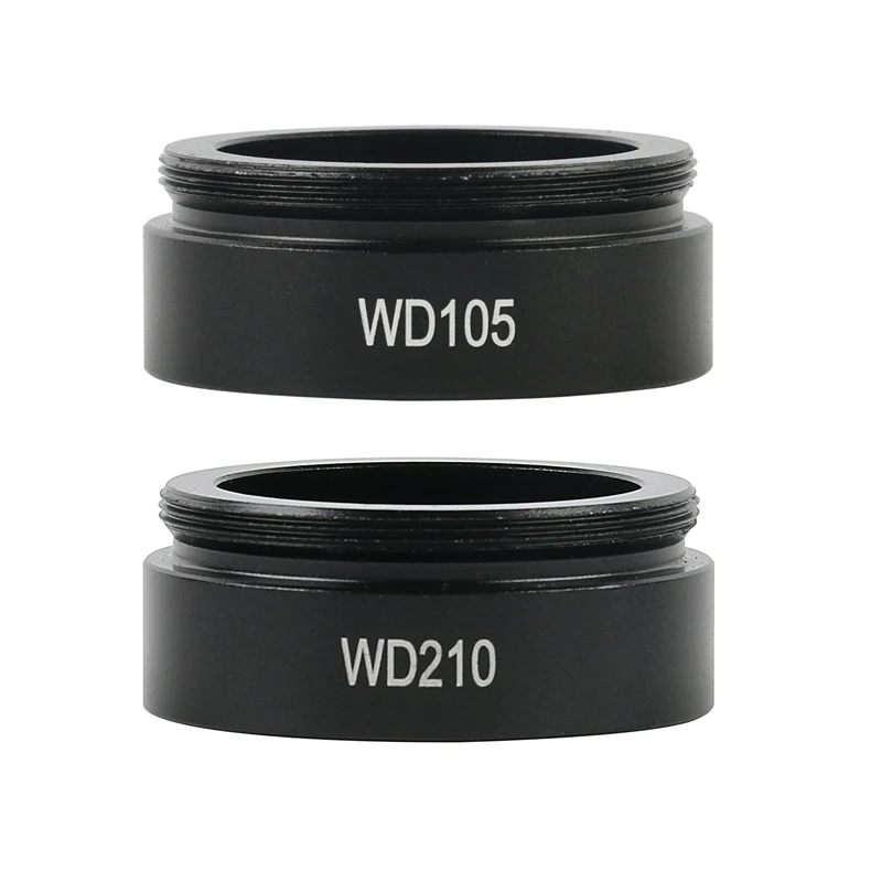 

WD105/0.5 X WD 210/1X C-MOUNT Lens Industry Video Microscope Camera Barlow Auxiliary Objective Glass Lens M35 Mounting Thread