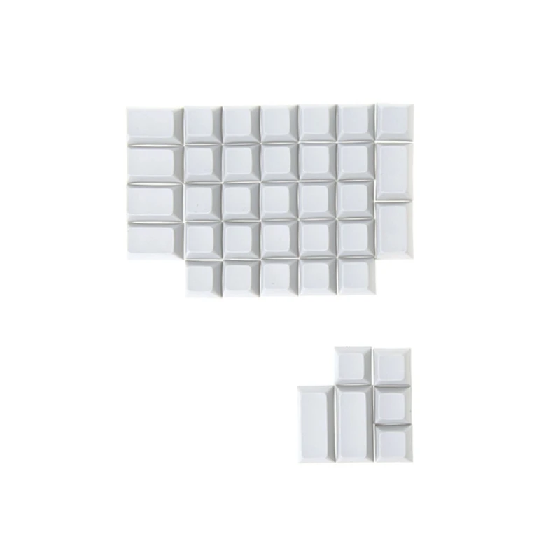 Пустые колпачки клавиш Pbt DSA для механической игровой клавиатуры Ergodox профиль
