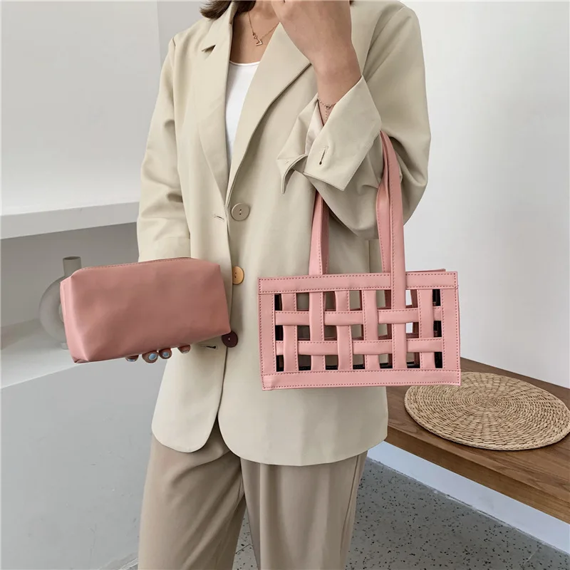 

Cut Sale Out Bag Foreign Style Women's 2020 Fashion New Handbag Net Red One Shoulder Underarm