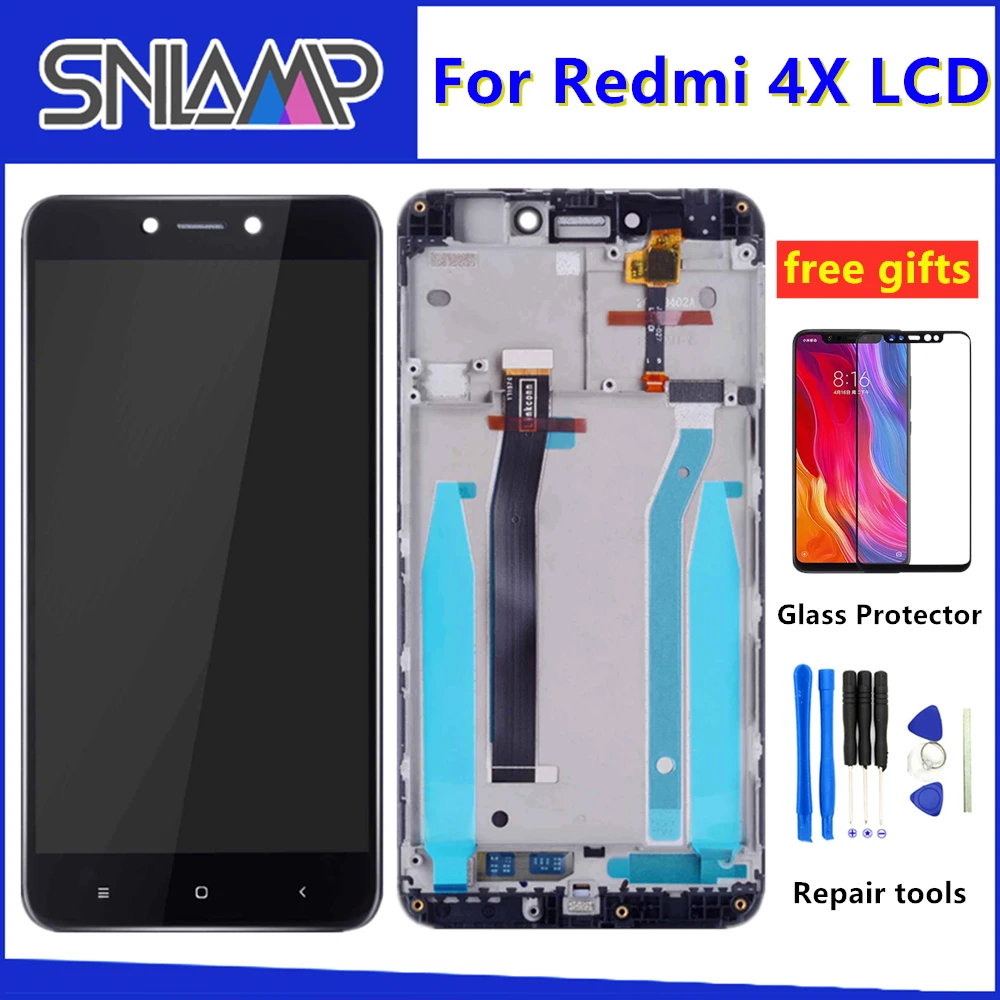 Глобальная Версия 5 0 &quotips для Xiaomi Redmi 4x ЖК дисплей сенсорный экран дигитайзер с