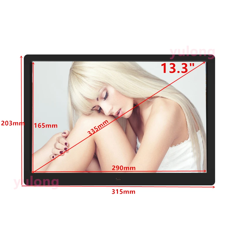 New 15/13 Inch IPS Backlight HD 1920*1080 Full Function Digital Photo Frame Electronic Album digitale Picture Music Video images - 6