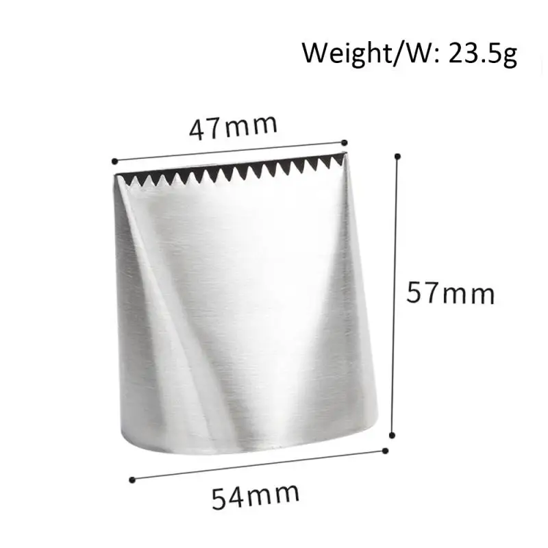 

New Extra Large Stainless Steel Nozzle Icing Piping Nozzles Cream Cake Decorating Tools Pastry Tip Fondant Baking Accessories
