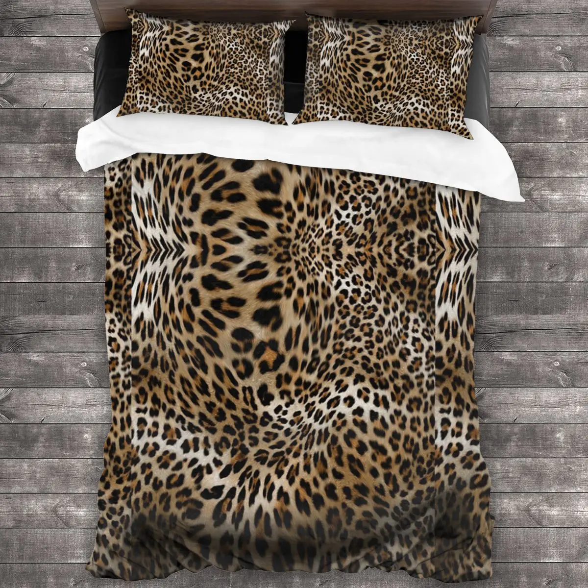 Leopard Pattern Linens Bedspread Bedding Set Duvet Cover Duvet Bed Sheets 90 Bedspread On The Bed