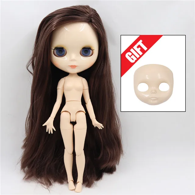 ICY factory шарнирная кукла blyth toy joint body белая кожа блестящее лицо кукла 1/6 30 см подарок для девочки на продажу специальное предложение - Цвет: q