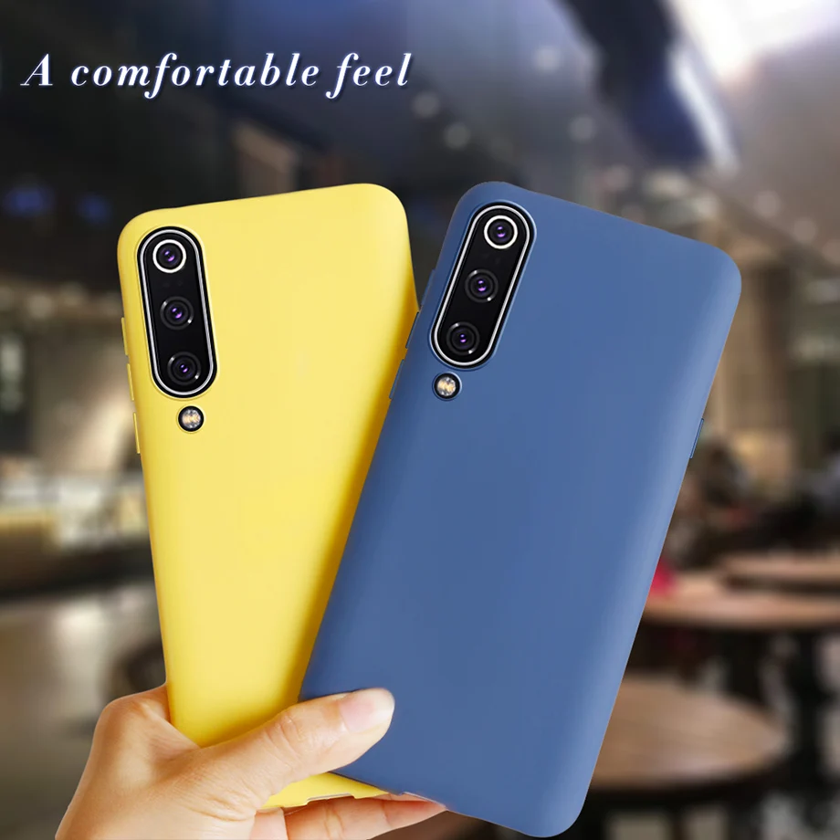 Чехол для Xiaomi Mi 9 SE чехол телефона матовый Мягкий Силиконовый ТПУ задней панели