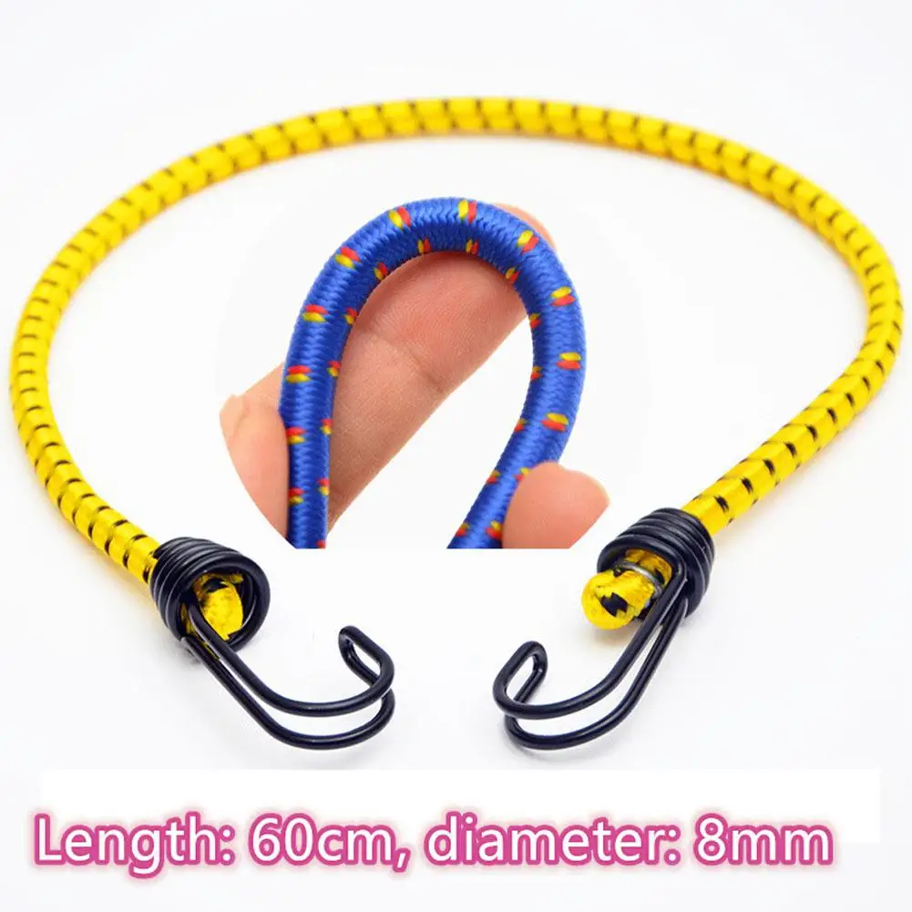 Уличная связывающая веревка 60 см высокоэластичные палатки металлическая пряжка