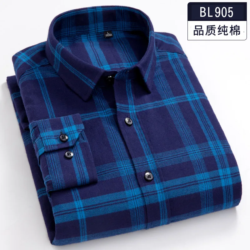 Мужская Фланелевая рубашка с длинным рукавом размера плюс 5XL 6XL 7XL 8XL, хлопок, высокое качество
