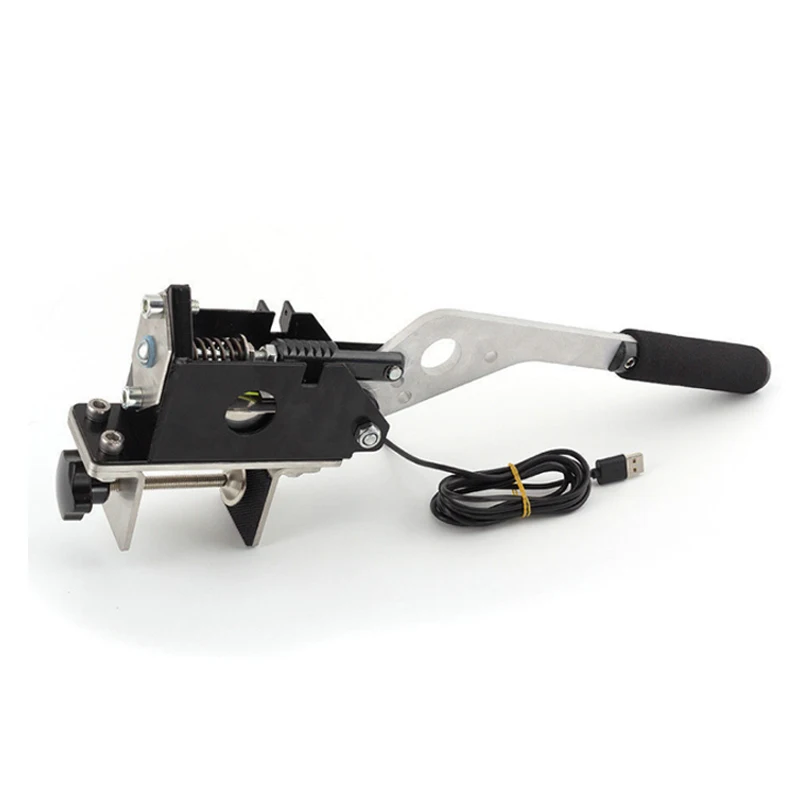 BK wth Clamp Натуральная pcmos SIM USB стояночного тормоза зажим для гоночных игр G25/27/29 T500 FANATECOSW грязи ралли UR Авто Запчасти для авто ручной тормоз - Цвет: BK wth Clamp