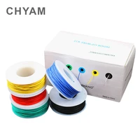30awg flexible single core copper 5 color mix box electrical wrapping wiring copper line diy pcb test jumper wire aviation wire