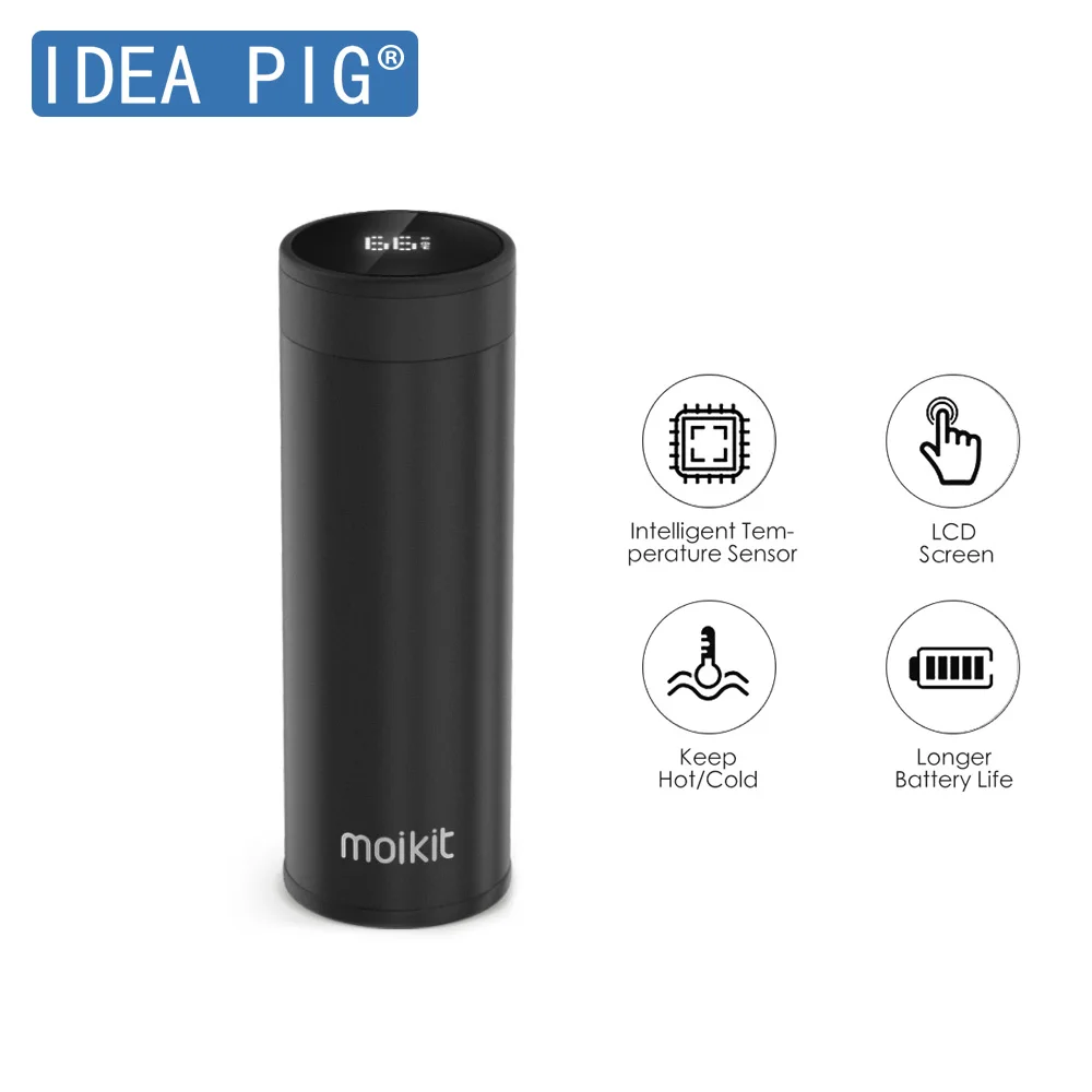 2019 IPX8 водонепроницаемый умный термос чашка воды Термос кружка с ЖК сенсорным