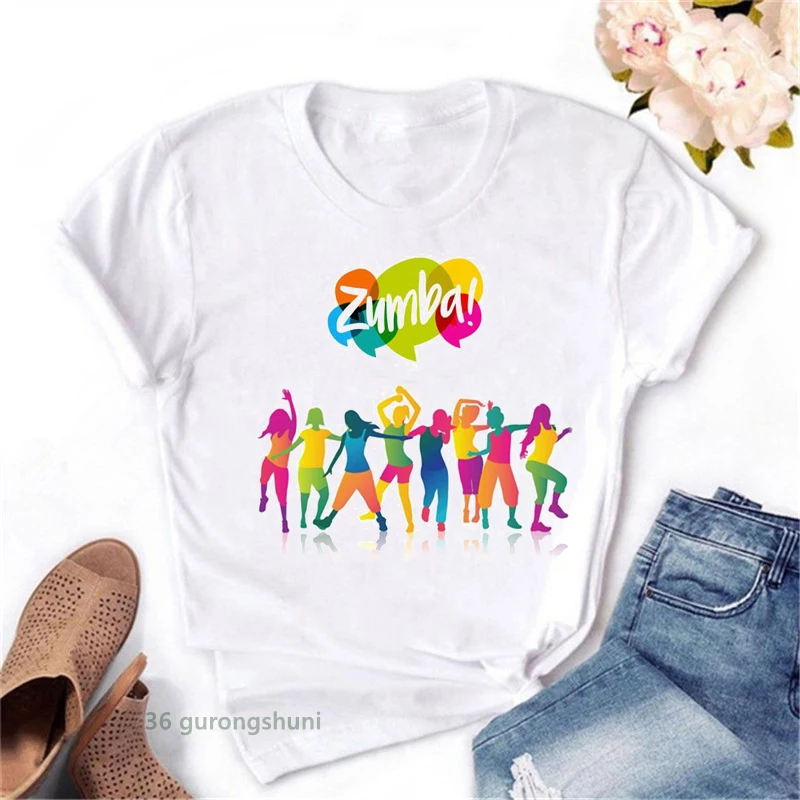 Женская футболка Zumba Спортивная для занятий спортом гимнастикой фитнесом