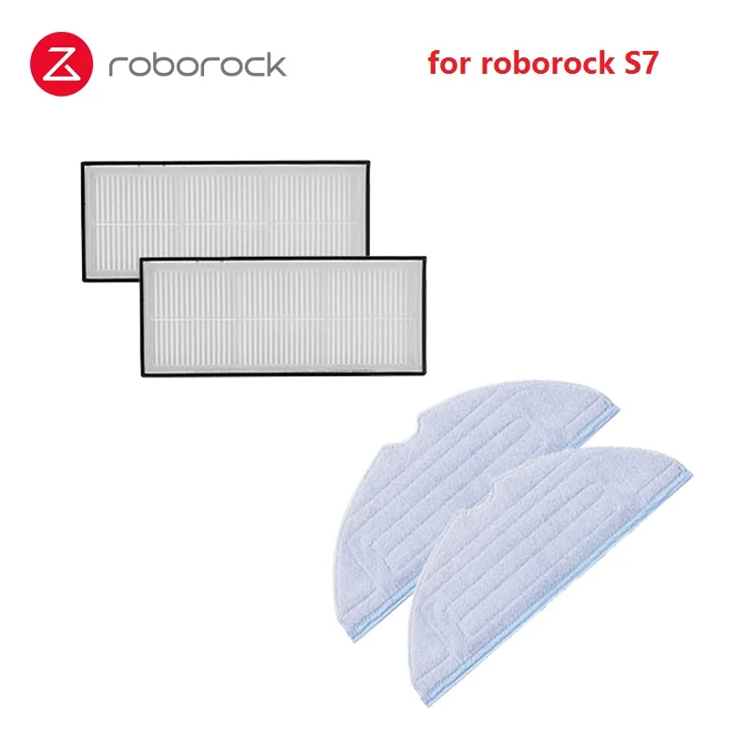 

Оригинальная тряпка для швабры Roborock Запчасти для пылесоса, цвет синий/серый, на английском языке, подходит для аксессуаров Roborock S7