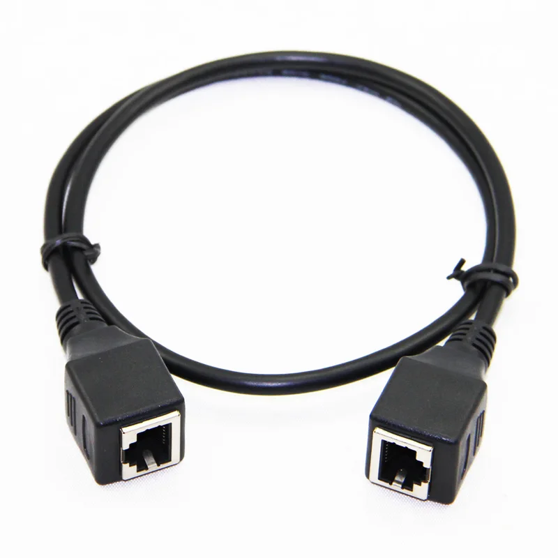 5 шт./лот Cat5 8pin RJ45 гнездо Ethernet LAN Сетевой удлинитель адаптера разъем