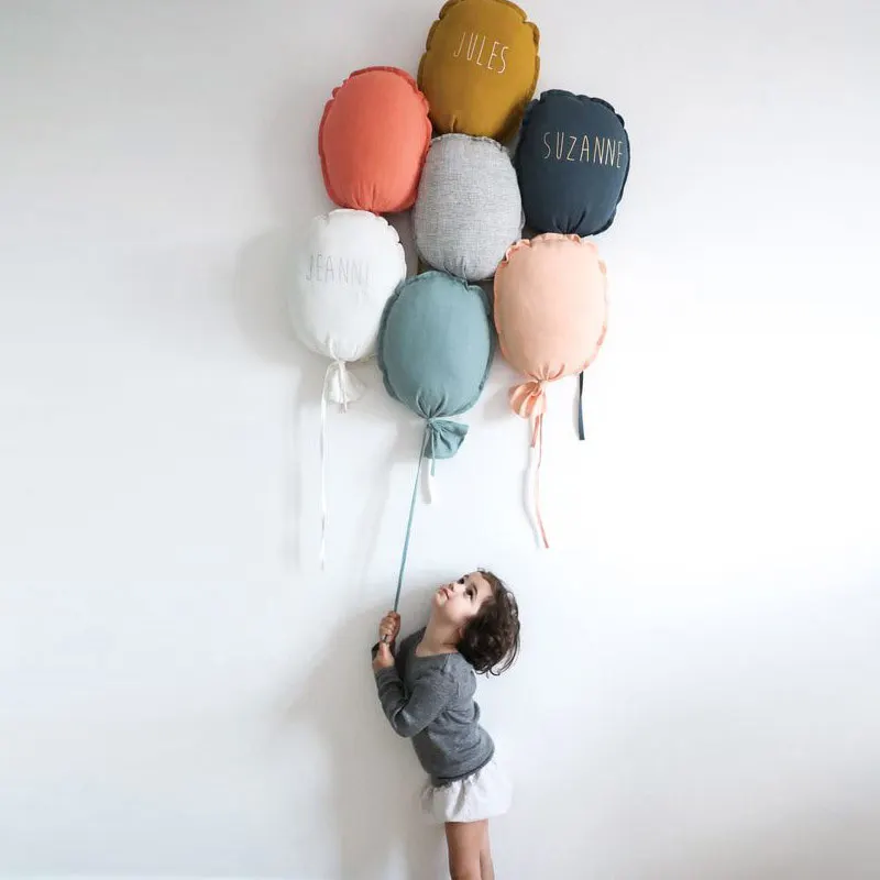 Фото Воздушный шар Подушка настенные подвесные украшения хлопок мультфильм