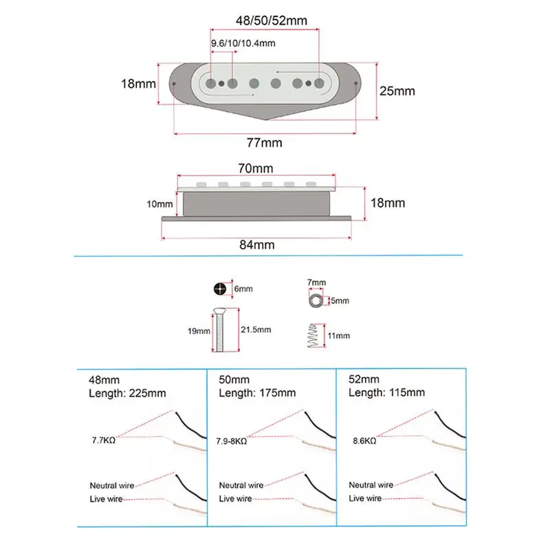 3 шт. затактовый звукосниматель с одной катушкой прочный Прайм клен Дерево Ручная