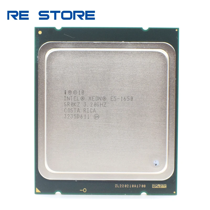 Процессор Intel Xeon E5 1650 LGA 2011 ЦПУ 3 2 ГГц 6 ядер 12 Мб кэш памяти SR0KZ поддержка