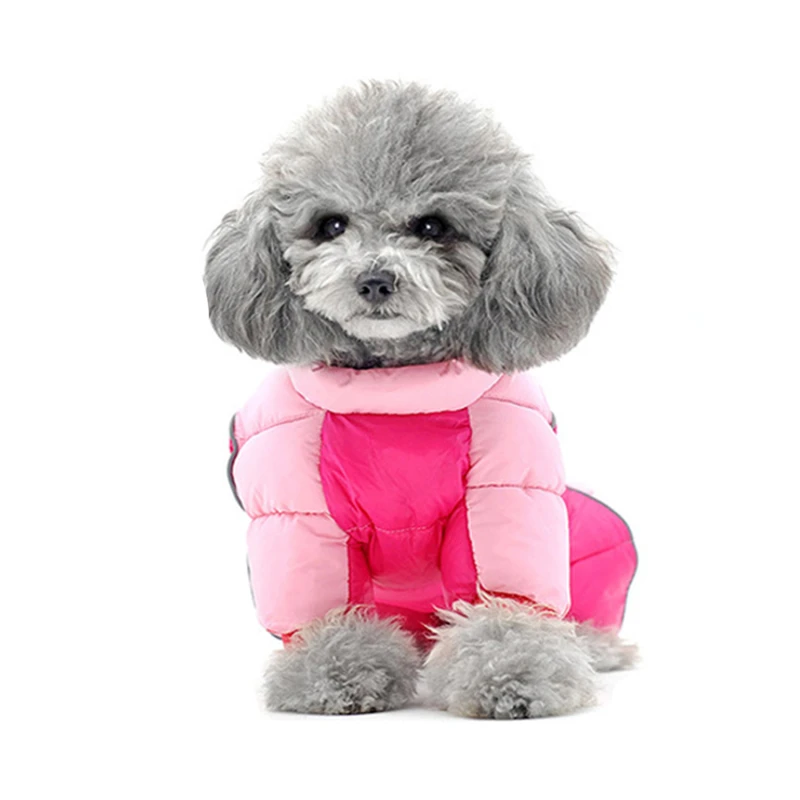 

Winter Pet Dog Coats Warm Pet Autumn Cotton Padded Coat For Dogs Puppy Camouflage Thickened Stand-up Collar Down Jackets