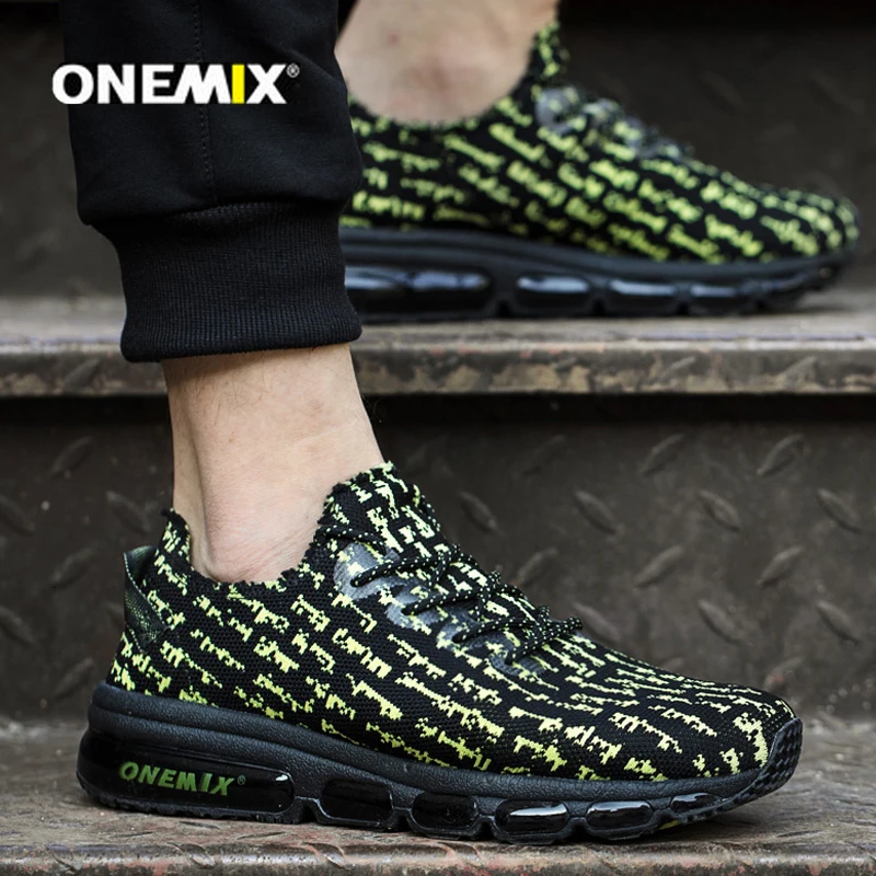 Мужские и женские кроссовки Onemix легкие для бега с амортизирующим подушкой из