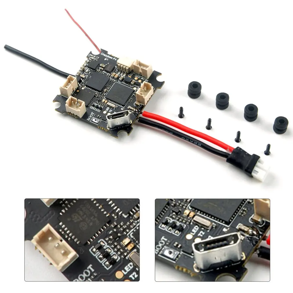 Happymode-controlador de vuelo para Drones, piezas de repuesto para Drones modelo Mobula 6, Crazybee F4 Lite 1S, AIO 5A, 25mW, VTX-1