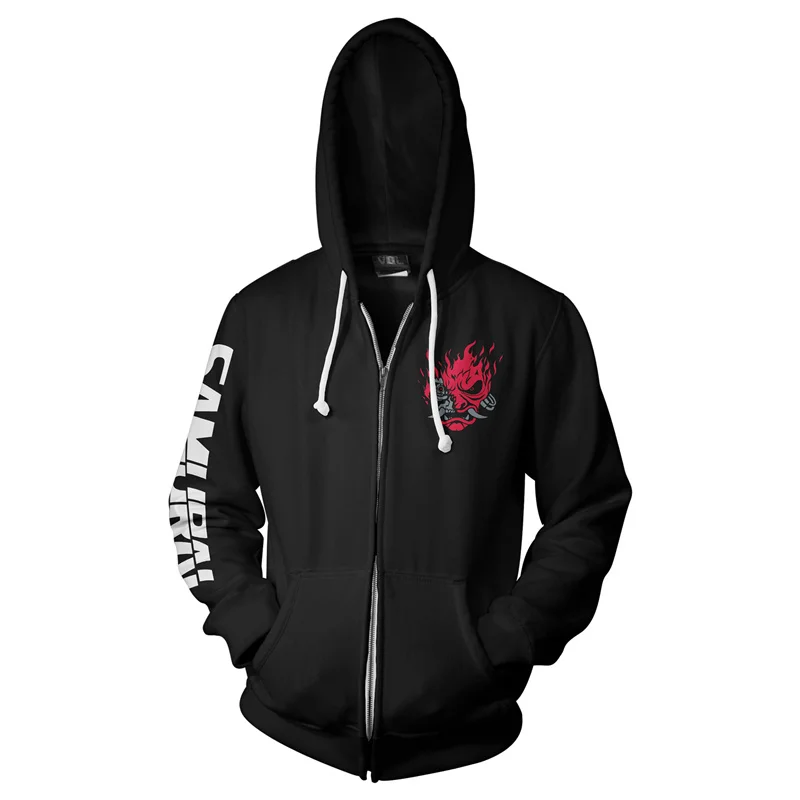 

3D Fire Samurai Hoodie Men's Hooded Samurai Print Hoodie Sweatshirt Sportswear Men's/Ladies Jacket Punk Hoodie DropShipping