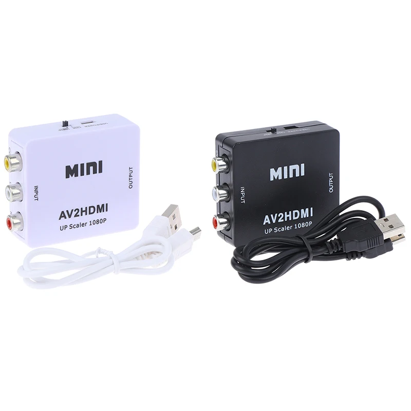 

Преобразователь RCA AV в HDMI, высококачественный HD 1080P AV2HDMI адаптер для ТВ/PS3/PS4/ПК/DVD/Xbox, конвертер AV в HDMI